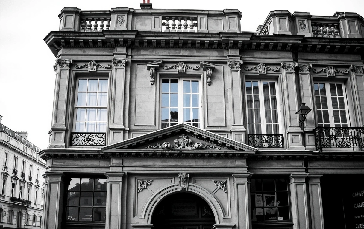 Façade haussmannienne rénovée à Bordeaux